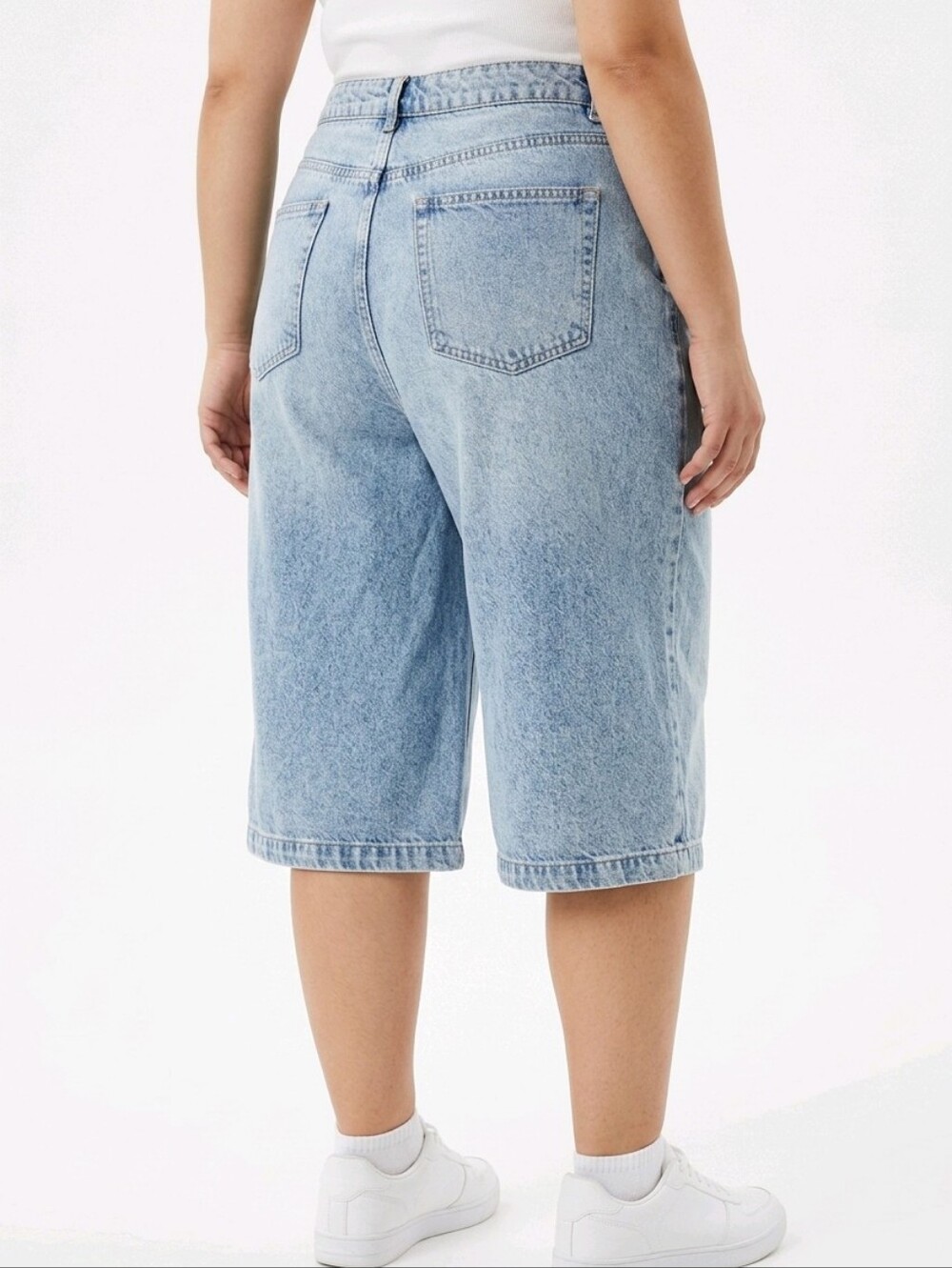 Lauren Ralph Lauren Wide Leg Light Wash Cropped Jeans Size 16W